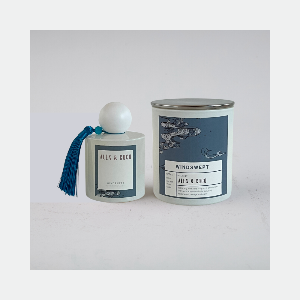 WHITE SERIES CANDLE & LINEN SPRAY SET