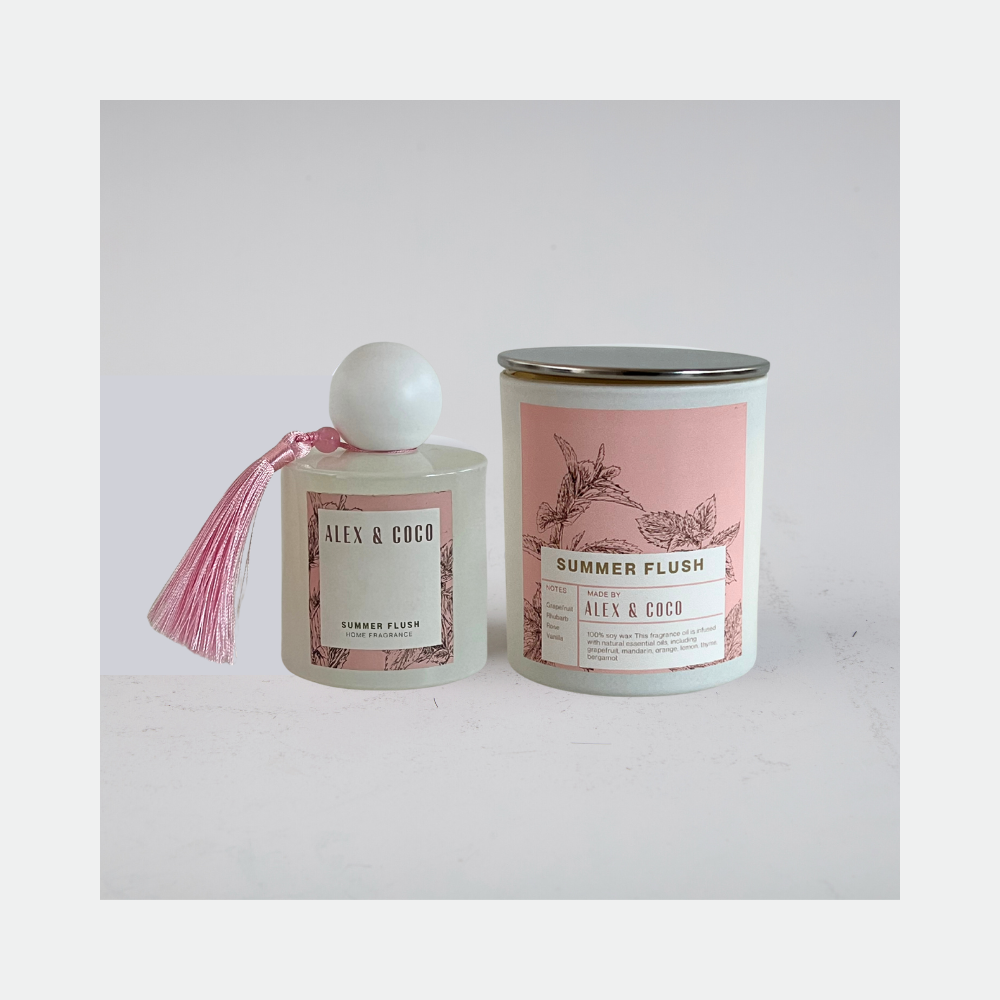WHITE SERIES CANDLE & LINEN SPRAY SET