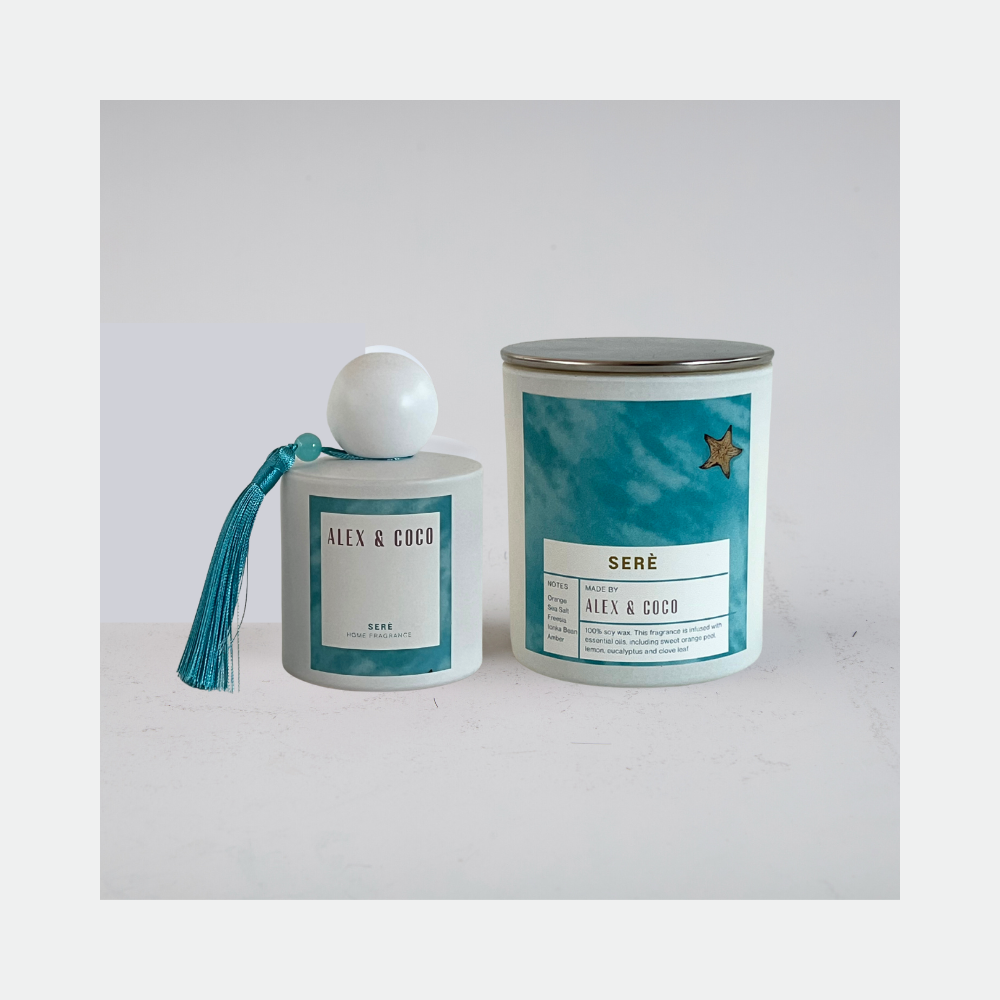 WHITE SERIES CANDLE & LINEN SPRAY SET