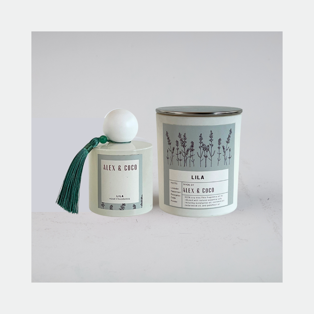 WHITE SERIES CANDLE & LINEN SPRAY SET